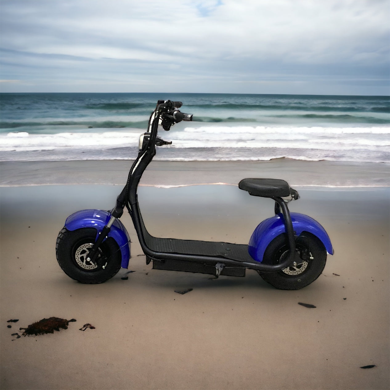 Blue 1500W Electric Scooter