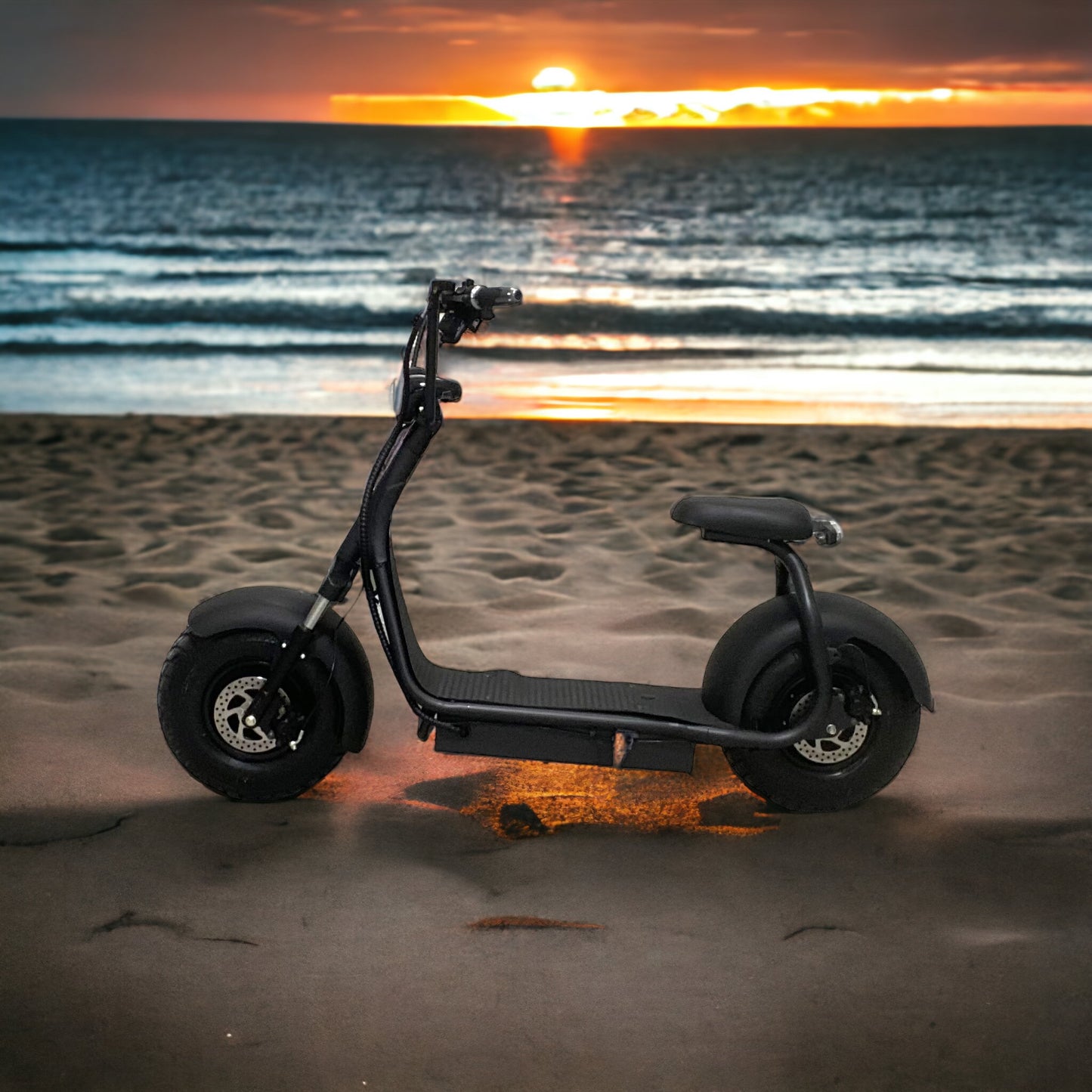 Black 1500W Electric Scooter