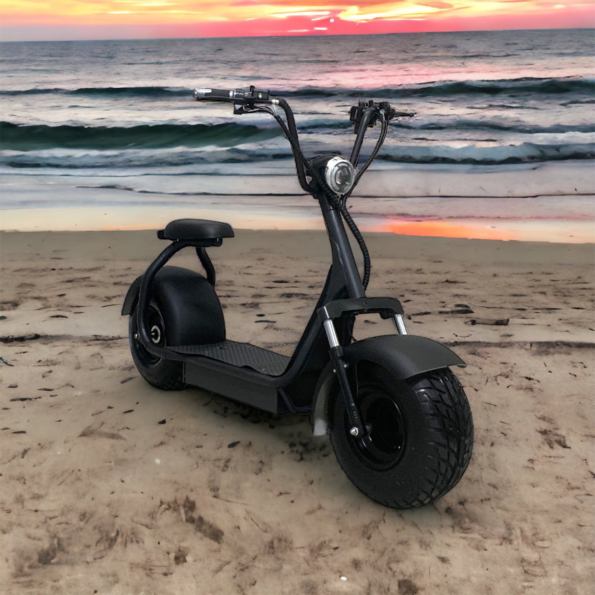 Black 1500W Electric Scooter
