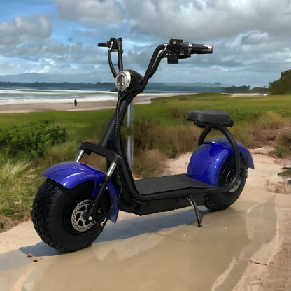 Blue 1500W Electric Scooter