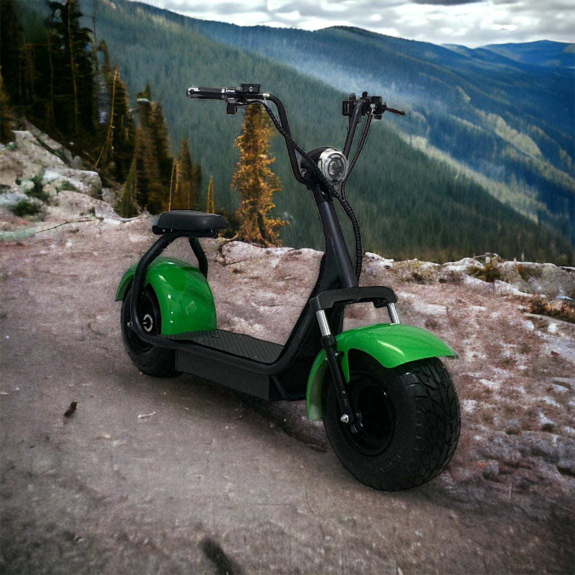 Green 1500W Electric Scooter