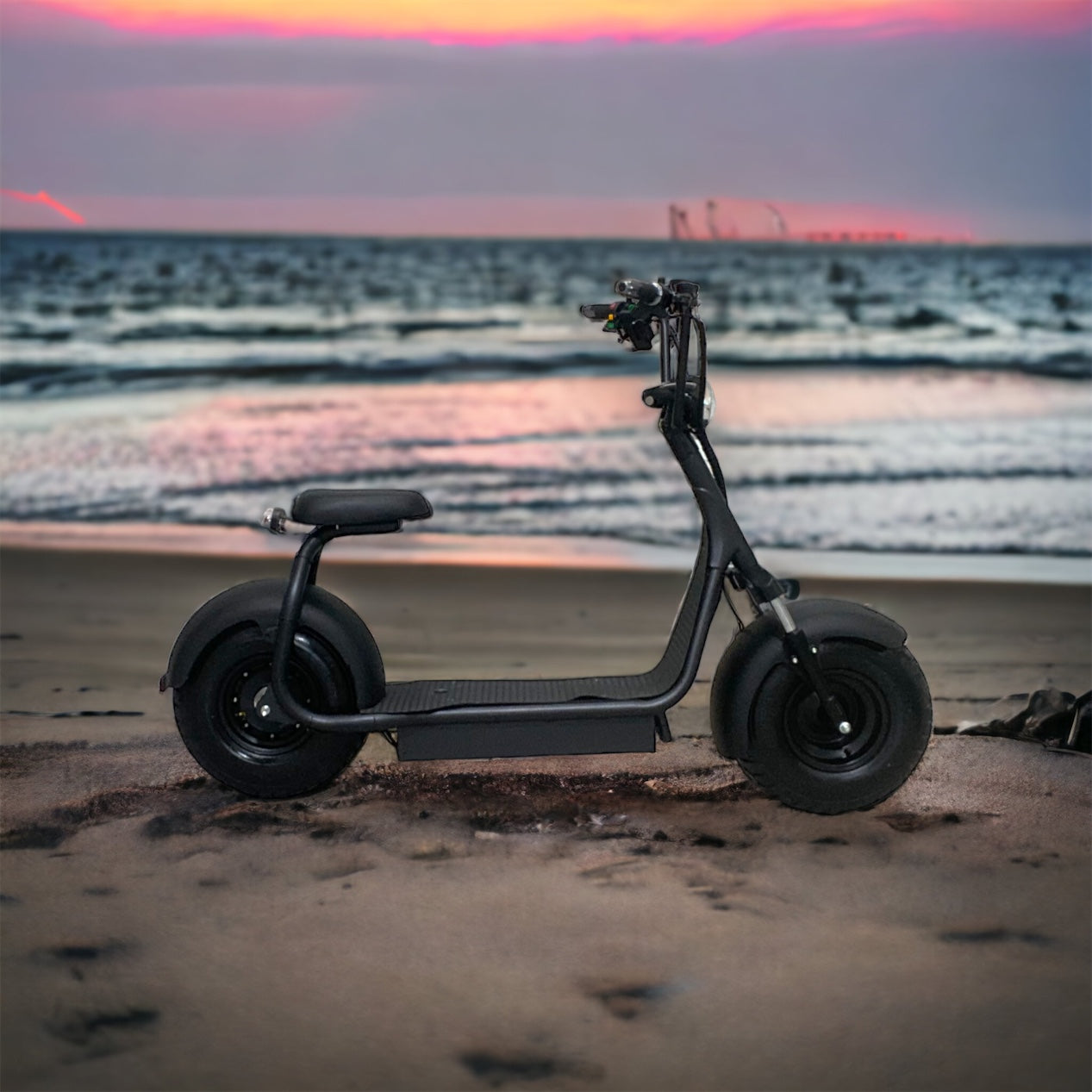 Black 1500W Electric Scooter